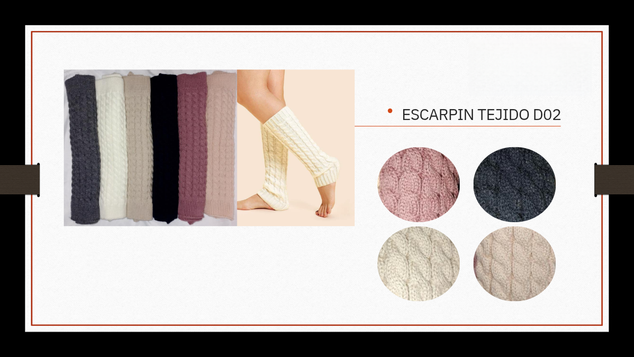 Women's ribbed knit warmers