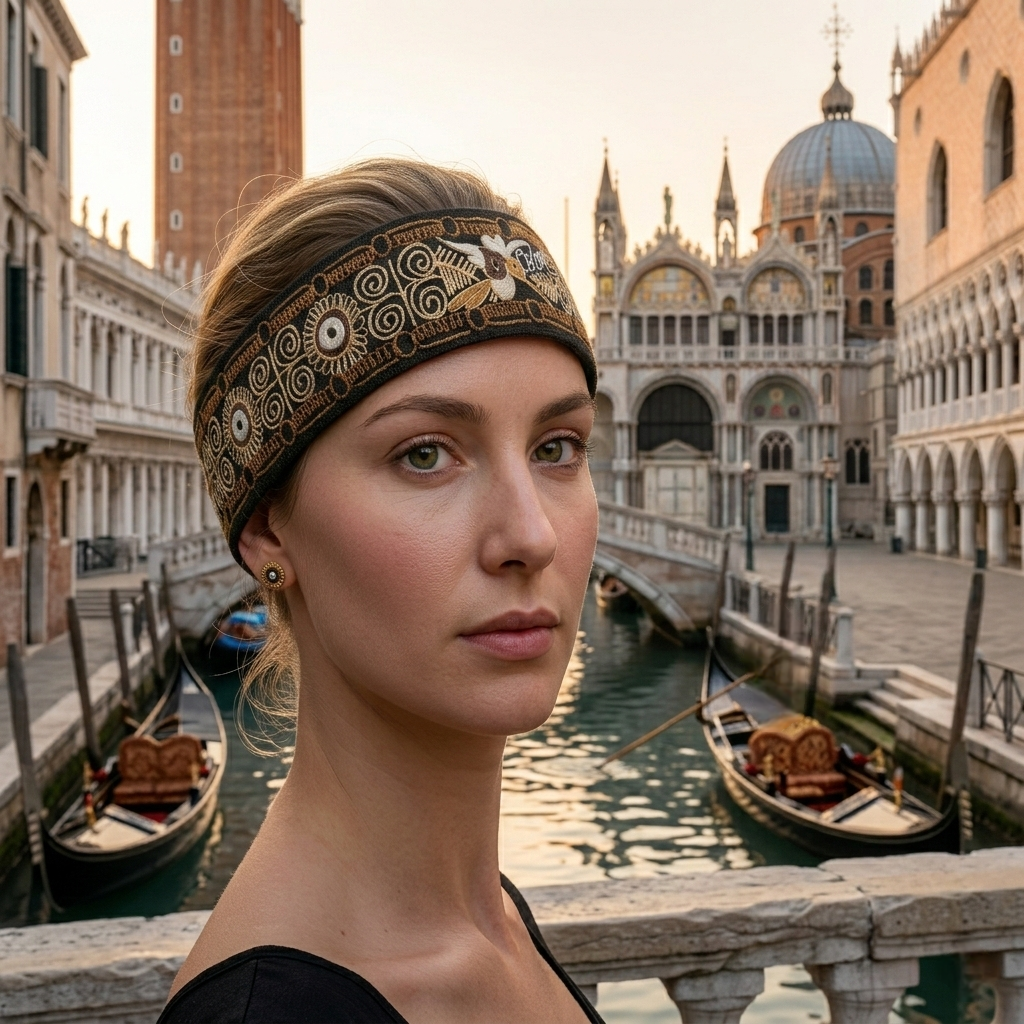 Hand-Embroidered Andean Headband - The "Colca" Collection