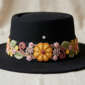 Traditional Andean Hat with Alpaca Band